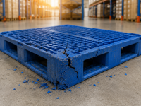 Vì sao pallet nhựa bị giòn sau thời gian dài