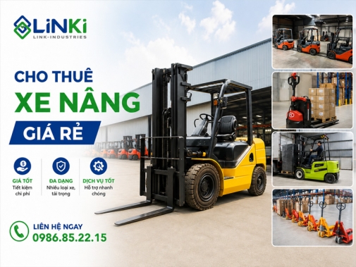 Cho thuê xe nâng điện, dầu và nâng người