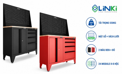 Tủ đồ nghề CSPS module 2 tủ liền