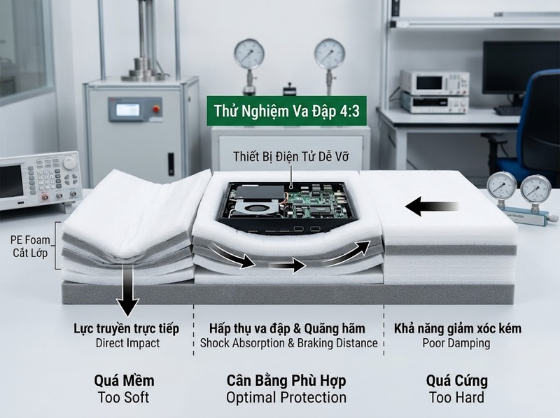Cách chọn PE Foam định hình theo độ dày và mật độ