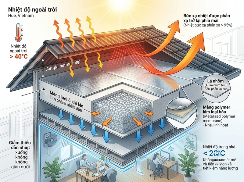 Xốp PE Foam tráng bạc có cấu tạo và công dụng gì?